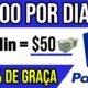 Este APP GRATUITO PAGA $500 por DIA de GRAÇA no PAYPAL (provado)  - Como Ganhar Dinheiro no Paypal