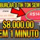 🤑[FUNCIONA] Como Burlar o TikTok e Ganhar R$8 MIL REAIS em 1 Min VIA PIX/ Ganhar Dinheiro no TikTok