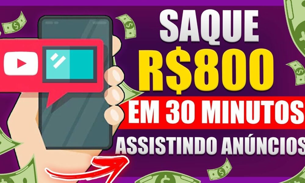 GANHE 1 PIX DE R$50,00 A CADA VIDEO ASSISTIDO (como ganhar dinheiro assistindo vídeo no youtube)