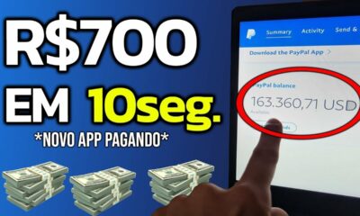 GANHE $700 em 10 SEGUNDOS neste APP GRÁTIS (NOVO APP PAGA $1.000) Como Ganhar Dinheiro na Internet