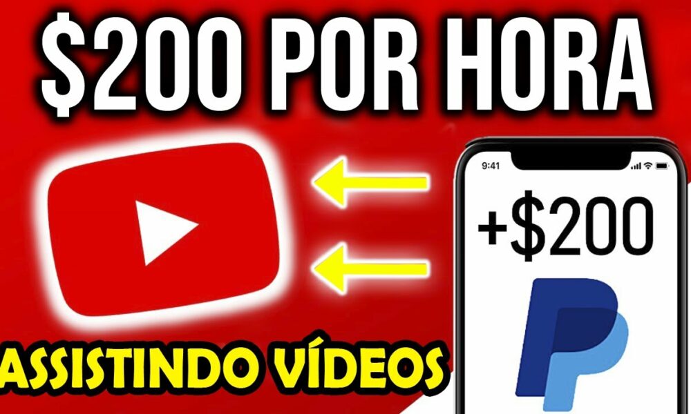 Ganhe $200 POR HORA Para ASSISTIR VÍDEOS (+ PROVA DE PAGAMENTO) Ganhar Dinheiro no Paypal