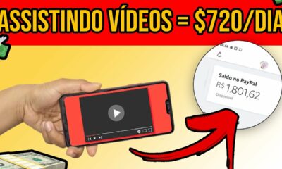 Ganhe dinheiro com o PayPal assistindo vídeos no YouTube ($200 por dia) Como Ganhar Dinheiro Online