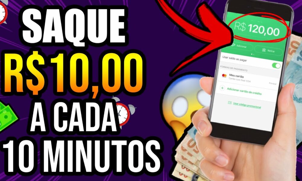 [LANÇOU] SAQUE R$10,00 REAIS A CADA 10 MINUTOS NESSE NOVO SITE SEM PARAR🤑Ganhar Dinheiro na Internet