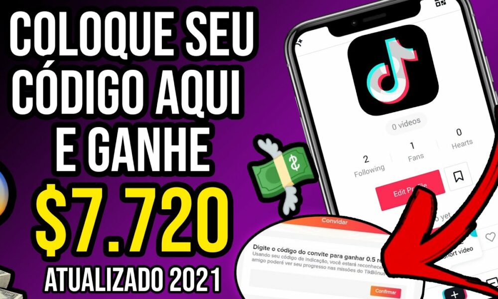 Onde inserir o código de convite do TikTok 2021 ATUALIZADO : PASSO a PASSO FÁCIL E RÁPIDO