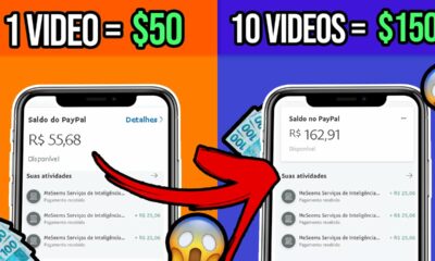 🤑SAQUE ATÉ $150 DÓLARES POR DIA ASSISTINDO VÍDEOS COM ESSE NOVO APP PARA GANHAR DINHEIRO na INTERNET