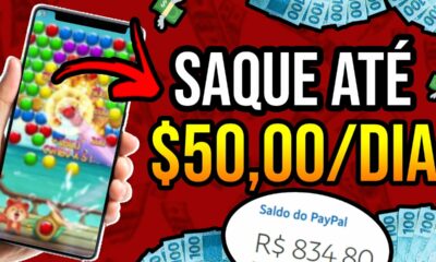 USE ESSE APP E SAQUE $50,00 POR DIA JOGANDO E DORMINDO - NOVO APP PARA GANHAR DINHEIRO NA INTERNET