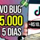 🤑VAZOU UM BUG DO TIKTOK QUE FAZ VOCÊ GANHAR $5MIL em 5 DIAS SEM PARAR/Como Ganhar Dinheiro no TikTok