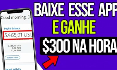 BAIXE esses APLICATIVOS GRATUITOS e GANHE $300 de GRAÇA na HORA - Como Ganhar Dinheiro no Paypal