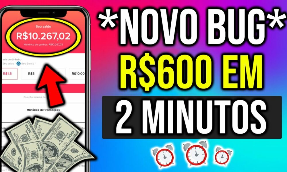 👉Como Ganhar R$600 Reais em 2 MINUTOS no TIKTOK [USANDO ESSE BUG] - 😱Como Ganhar Dinheiro no TikTok