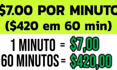 Ganhe $7,00+ Por Minuto em Dinheiro Grátis no Paypal ($420 em 60 min) Como Ganhar Dinheiro no Paypal