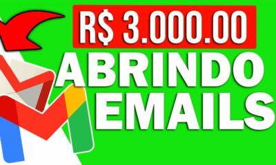 Ganhe R$3,000 mil APENAS ABRINDO E MAILS - ganhar dinheiro na internet