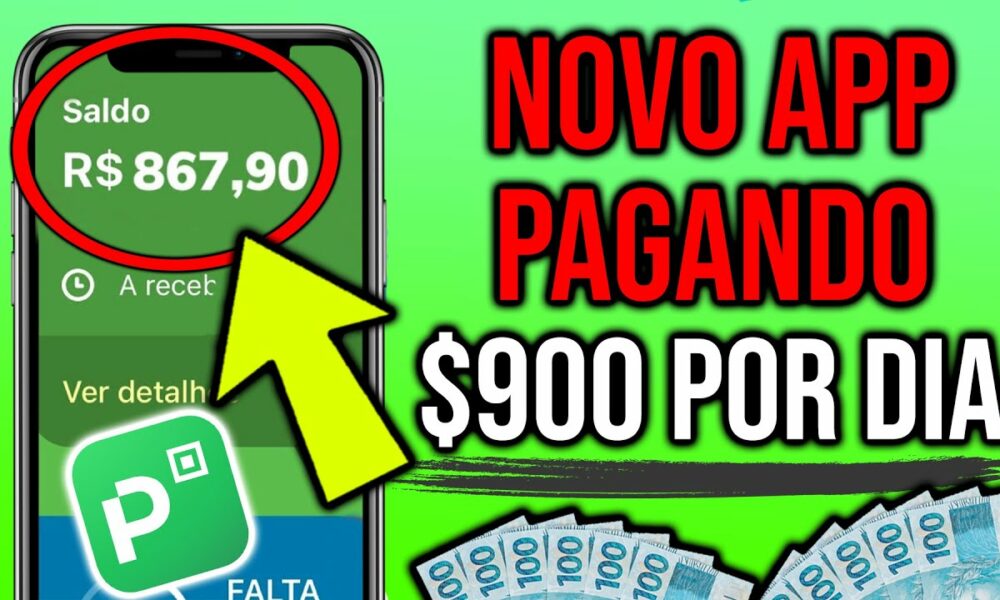 [NOVO APLICATIVO] GANHE de R$300 A R$900 POR DIA NO PIX +Prova/ Como Ganhar Dinheiro na Internet