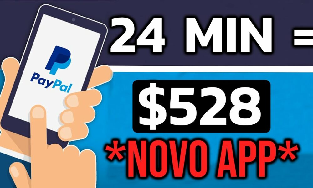 NOVO APLICATIVO PAGA $528 em 24 MINUTOS de GRAÇA SEM PARAR no PAYPAL- Como Ganhar Dinheiro no Paypal