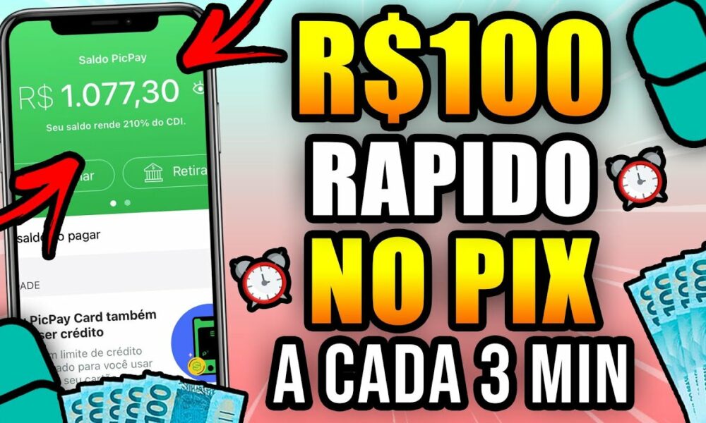 PAGOU R$14.280,00🤑ESSE NOVO APP PAGA $100,00 NO PIX A CADA 3 MIN/Como Ganhar Dinheiro na Internet