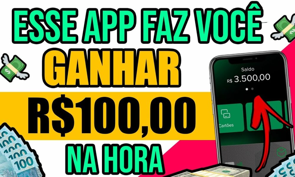 REVELADO👉VAZOU UM APP QUE FAZ VOCÊ GANHAR R$100,00 NA HORA VIA PIX✅ Como Ganhar Dinheiro na Internet