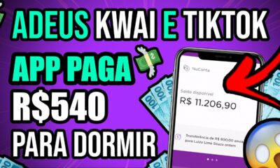 SUBSTITUTO Do Kwai e TikTok🤑 NOVO APP PAGANDO MUITO DINHEIRO para DORMIR/Ganhar Dinheiro na Internet