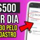 GANHE R$30,00 SÓ PELO CADASTRO +R$500 POR DIA COM TAREFAS/ MELHOR APP PARA GANHAR DINHEIRO NO PAYPAL