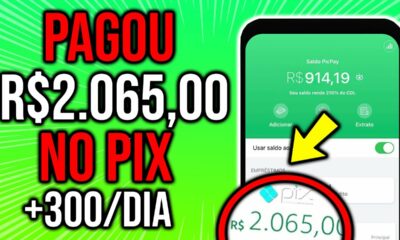 [LANÇOU] ESSE APP PAGA R$2.065,00 NO PIX + GANHE R$300,00 POR DIA -​Como Ganhar Dinheiro na Internet