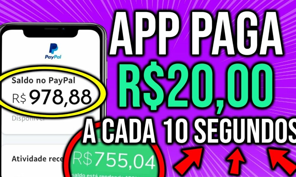 [VAZOU] NOVO APP PARA GANHAR DINHEIRO na INTERNET PAGA R$20 a CADA 10 SEGUNDOS de GRAÇA