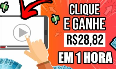 PAGOU R$28,82 REAIS🤑APLICATIVO PARA GANHAR DINHEIRO RÁPIDO CLICANDO/Como Ganhar Dinheiro na Internet