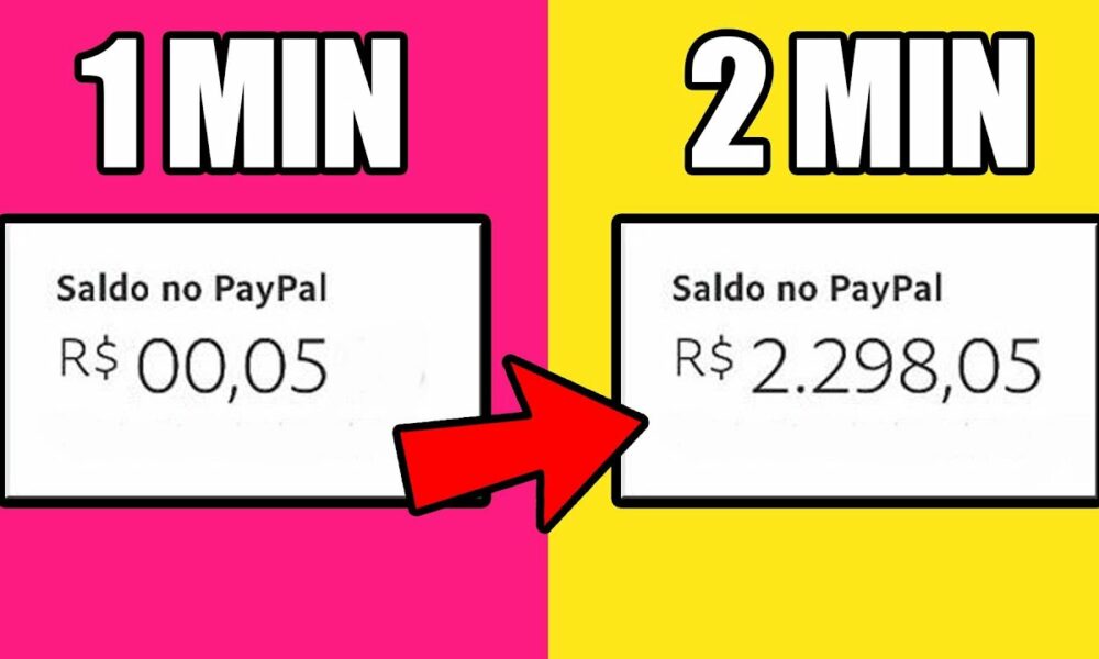 Receba $250 Na Mesma Hora APENAS no CADASTRO (Prova de Pagamento) Ganhar dinheiro online