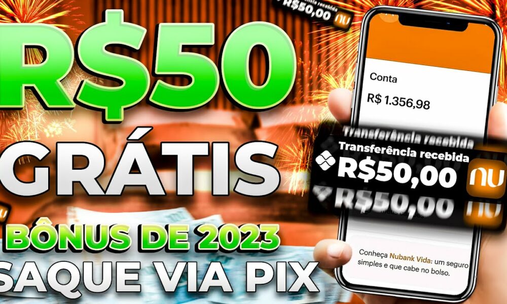 💲GANHE R$50,00 REAIS NO CADASTRO VIA PIX - NOVO APP PAGANDO POR CADASTRO 2023 -CADASTRE E GANHE 2023