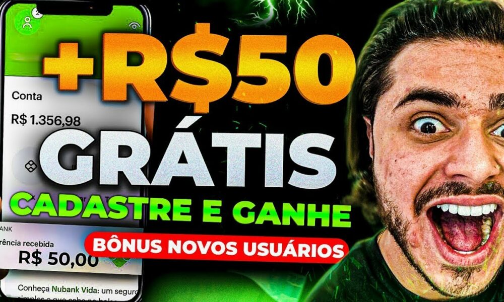 ✅[Cadastre e Ganhe R$50,00] APP que PAGA no CADASTRO na HORA / NOVO APP PAGANDO POR CADASTRO 2023