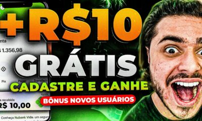 ⛔[Cadastre e Ganhe R$10,00] APP que PAGA no CADASTRO na HORA / NOVO APP PAGANDO POR CADASTRO 2023