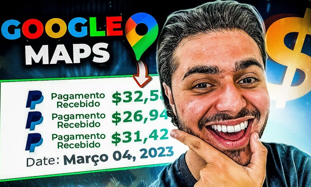 COMO GANHAR $1400 POR DIA NA INTERNET USANDO O GOOGLE MAPS - COPIE E COLE (Dinheiro online)