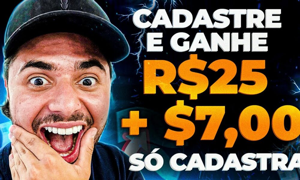 [Cadastre e Ganhe $25,00 +$7] APP que PAGA no CADASTRO na HORA / NOVO APP PAGANDO POR CADASTRO 2023