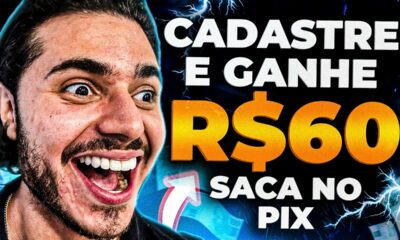 💵[Cadastre e Ganhe R$60,00] APP que PAGA no CADASTRO na HORA / NOVO APP PAGANDO POR CADASTRO 2023