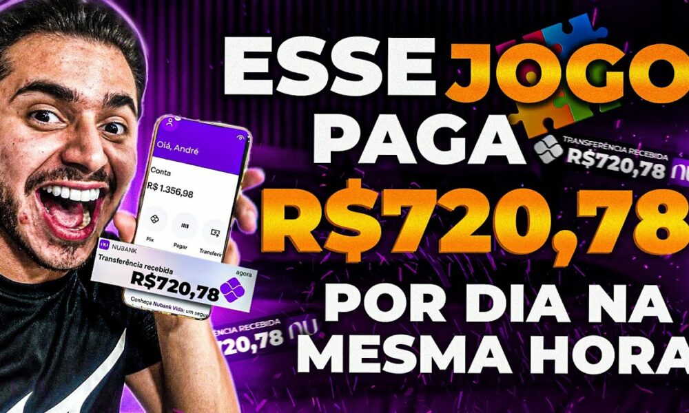 [ESSE APP PAGA R$720 POR DIA] ✅MELHOR JOGO que GANHA DINHEIRO DE VERDADE/Ganhar Dinheiro na Internet