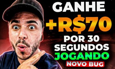 Esse NOVO BUG FAZ VOCÊ GANHAR $70,00 por 30 SEGUNDOS JOGANDO😱NOVO JOGO que GANHA DINHEIRO DE VERDADE