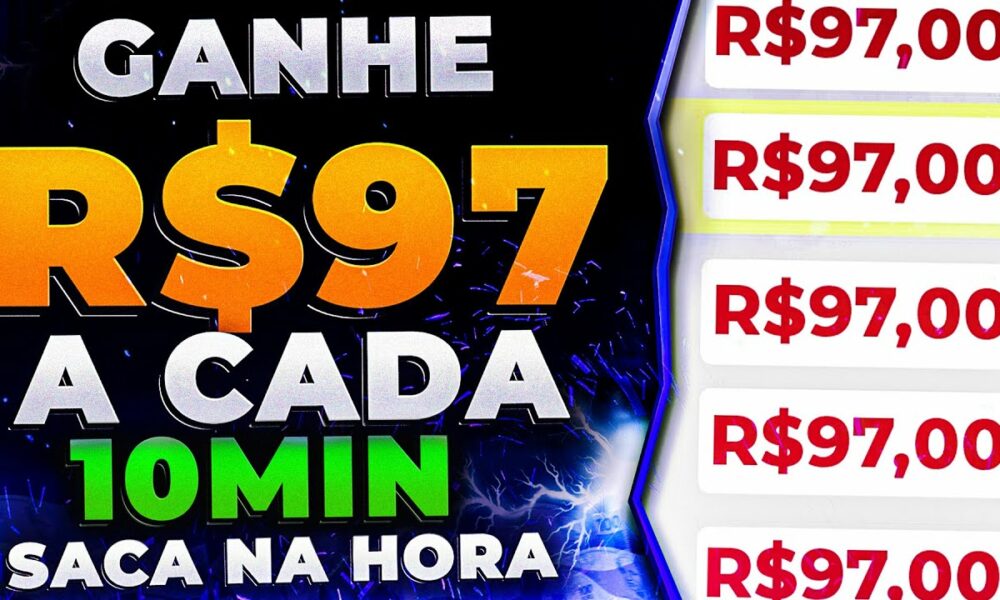 ✅🎉[SAQUE R$97,00 POR DIA] JOGO que GANHA DINHEIRO DE VERDADE e Já Pode Sacar NA HORA via PIX