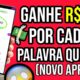 [VAZOU] APLICATIVO GRATUITO QUE PAGA $512 POR CADA PALAVRA QUE VOCÊ LER🤑Ganhar Dinheiro na Internet