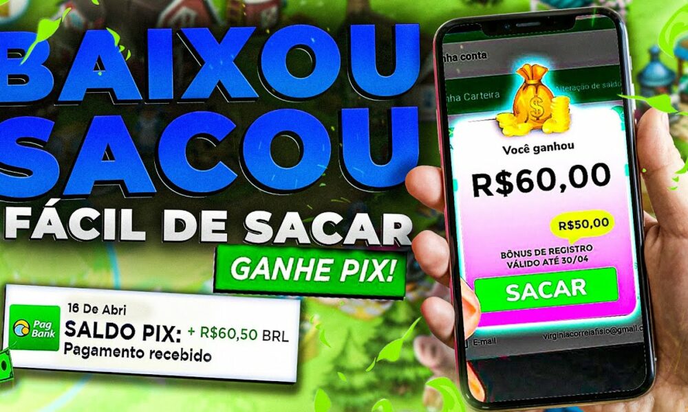 CADASTRE E GANHE R$60 no PIX - SÓ CADASTRAR - CADASTROU GANHOU - APP PAGANDO NO CADASTRO 2023