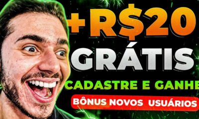 ✅GANHE $20 NO CADASTRO [SAQUEI AO VIVO] SÓ CADASTRAR - CADASTRE E GANHE - APP PAGANDO POR CADASTRO