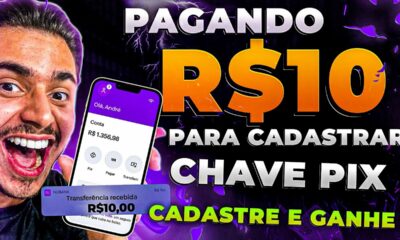 GANHE R$10 pra CADASTRAR chave PIX🤑 CADASTROU GANHOU🔥 / NOVO APP PAGANDO POR CADASTRO 2023