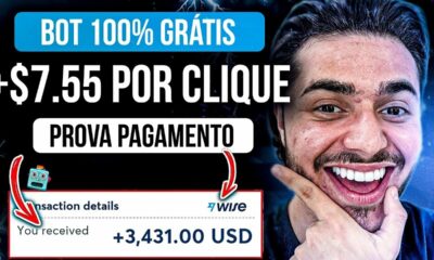 NOVO BOT DO PAYPAL Paga $7.55 POR CLIQUE! Ganhe $200/DIA [Prova de Pagamento] Ganhar Dinheiro Online