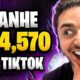 COMO GANHAR R$4.500 POR MÊS no TIKTOK SEM APARECER e SEM GRAVAR VÍDEO✅Como Ganhar Dinheiro no TikTok