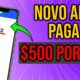 [LANÇOU] NOVO APP PARA GANHAR DINHEIRO na INTERNET PAGA R$500 por DIA de GRAÇA + R$80 POR HORA