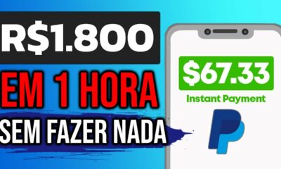 [NOVO] APP PARA GANHAR DINHEIRO na INTERNET PAGA $1.800 em 1 HORA AUTOMÁTICO sem VOCÊ FAZER NADA