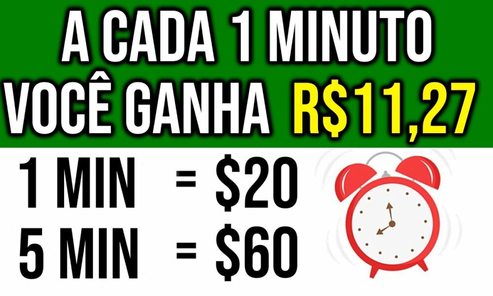 👉NOVO APLICATIVO PAGA $11,27 A CADA MINUTO de GRAÇA no PAYPAL - 🔥 Como Ganhar Dinheiro no Paypal