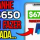 Esse NOVO APLICATIVO PAGA $650 de GRAÇA *SEM FAZER NADA* - Como Ganhar Dinheiro no Paypal