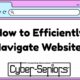 How to Efficiently Navigate Websites