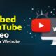 🎥 How to Embed a YouTube Video in Your Website | Step-by-Step Tutorial