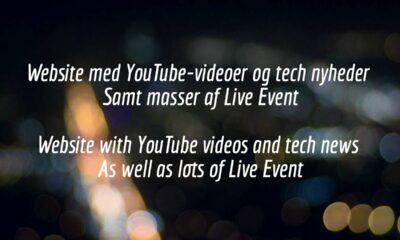 Website with YouTube videos and tech news